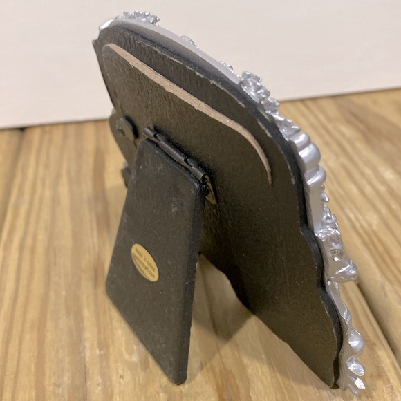 Fashion Craft Silver Frame Table Shelf Card Photo Horses Pumpkin Carriage Holder - Picture 2 of 8